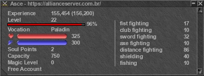 Signature for player Asce