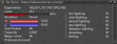 Signature for player Da Serra