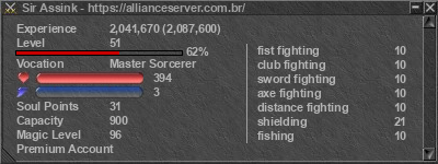 Signature for player Sir Assink